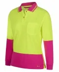 LADIES HI VIS L/S COMFORT POLO_5