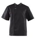 Unisex Tunic With Concealed Front Short Sleeve_1