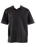 Mens Short Sleeve Shirt With Pipping Detail_1