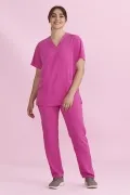 Pink Unisex Scrub Pant_1