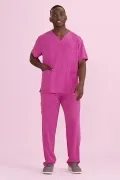 Pink Unisex Scrub Pant_2