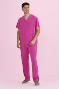 Pink Unisex Scrub Pant_3