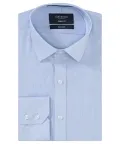 Polyester/cotton Yarn Dyed Stripe European Fit Shirt_5