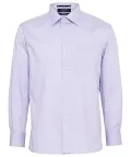 PHASE OUT STYLE - MENS EUROPEAN TAILORED FIT SHIRT COTTON POLYESTER HERRINGBONE STRIPE EASY CARE_11