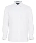 Cotton Polyester Mini Herringbone European Fit Shirt_2