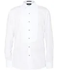 Formal/Dinner Semi Spread Collar Marcella Front European Fit Shirt_1