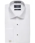 Formal/Dinner Semi Spread Collar Marcella Front European Fit Shirt_2