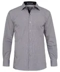 Cotton Polyester Yarn Dyed Check European Fit Shirt_2