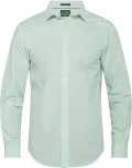 MENS EUROPEAN TAILORED FIT SHIRT COTTON POLYESTER YARN DYED CHECK EASY CARE_2