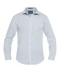 MENS EUROPEAN TAILORED FIT SHIRT COTTON POLYESTER YARN DYED CHECK EASY CARE_8