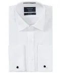 Cotton/polyester Solid Dyed Poplin European Fit Shirt_3