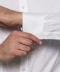 Mens European Tailored White Shirt_3