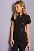 Asymmetrical Tunic With Piping_1