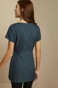 Essentials Shaped Neck Pocket Tunic_2