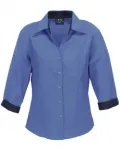 Ladies 3/4 Sleeve Contrast Oasis Shirt_3