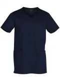 V-Neck Contrast Trim Mens Scrub Top_9