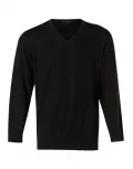 MENS V-NECK LONG SLEEVES JUMPER_4