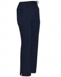 Ladies Semi-Elastic Waist Tie Solid Colour Scrub Pants_17