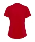 WOMENS RELAXED FIT JERSEY TOP POLYESTER V NECK EASY CARE_4