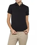 WOMENS STANDARD FIT SPORT POLO COTTON RICH_1