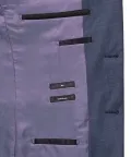 BLUE WOOL BLEND 2 BUTTON SINGLE BREASTED SUIT JACKET_2