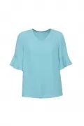 Womens Aria Fluted Sleeve Blouse_4