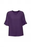 Womens Aria Fluted Sleeve Blouse_8