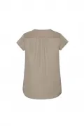 Womens Kayla V-neck Pleat Blouse_15