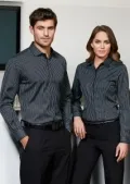 Mens Reno Stripe Long Sleeve Shirt_1