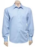 Mens Long Sleeve Micro Check Shirt_3
