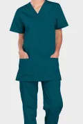 Cherokee Originals Unisex V-Neck Patch Pockets Scrub Top_5