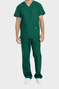 Dickies Medical Unisex Scrub Top and Trouser Set, Navy_1