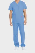 Dickies Medical Unisex Scrub Top and Trouser Set, Navy_2
