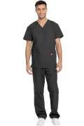 Dickies Medical Unisex Scrub Top and Trouser Set, Navy_5