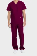 Dickies Medical Unisex Scrub Top and Trouser Set, Navy_8