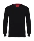 Cotton Knit European Fit Jumper Black_1