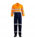 Hi Vis Two Tone Coveralls With R tape_1
