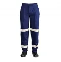 Single Pleat Cotton Drill Trouser With R tape_1