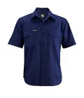 Lightweight Short Sleeve Cotton Drill Shirt_1
