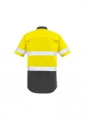 Mens Rugged Cooling Taped Hi Vis Spliced S/S Shirt_5